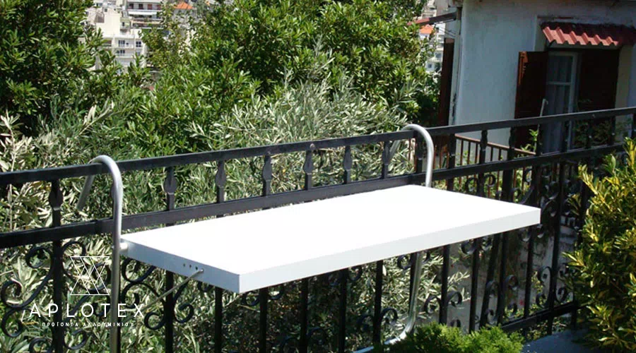 τραπεζάκια αλουμινίου